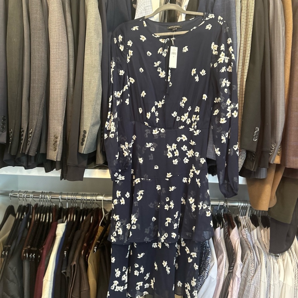 Floral Navy Dress